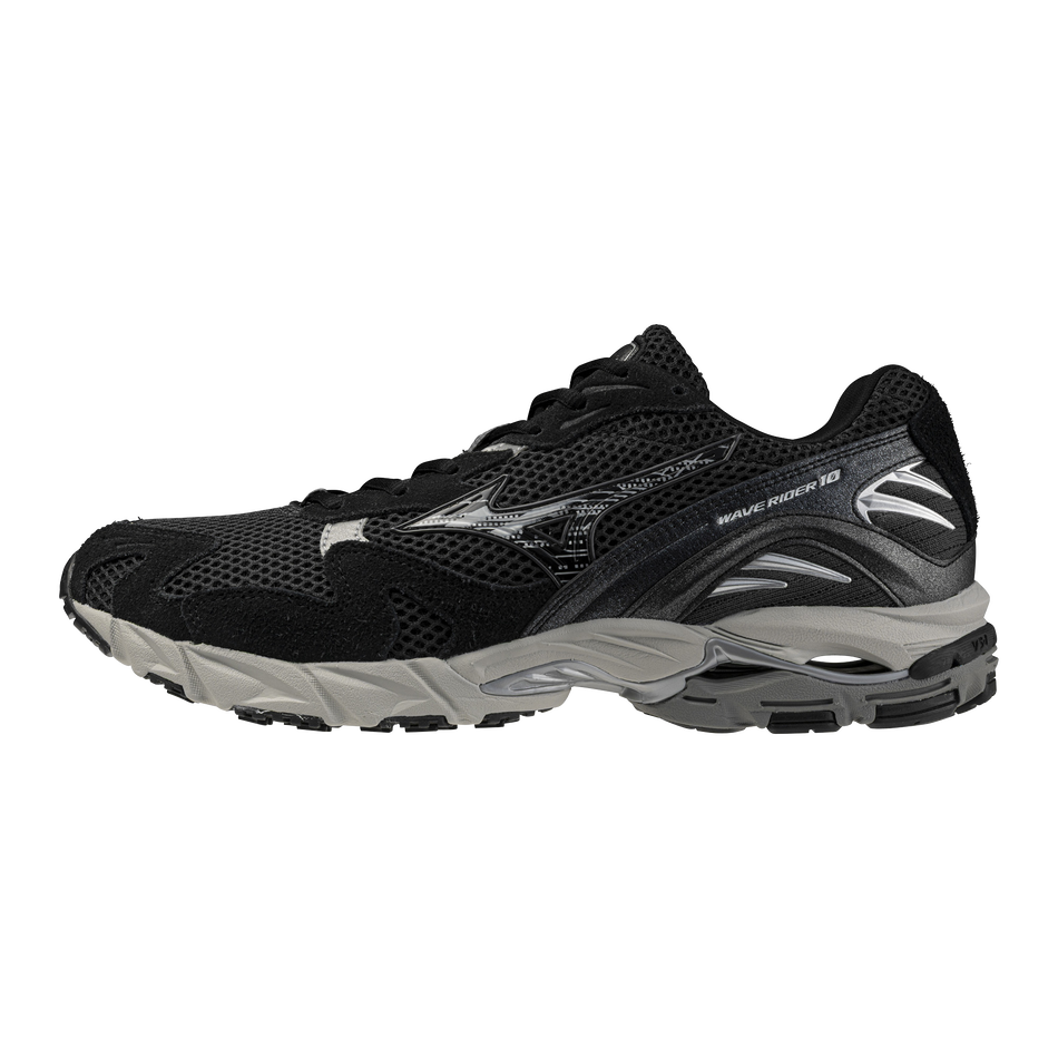 Mizuno WAVE RIDER 10 Black Sand/black/harbor Mist