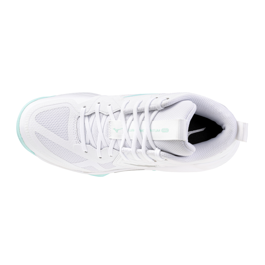 Mizuno WAVE MOMENTUM PRO MID White/Blue Tint