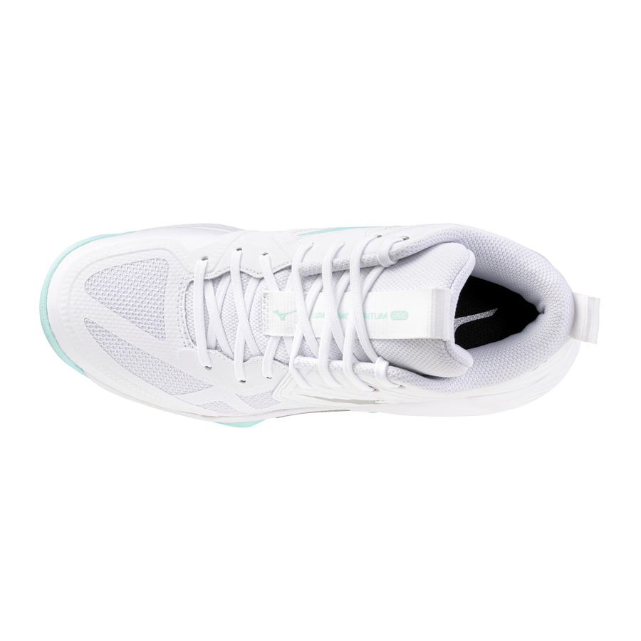 Mizuno WAVE MOMENTUM PRO MID White/Blue Tint