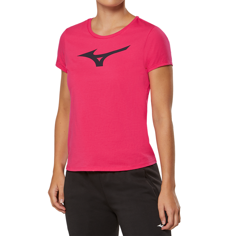 Mizuno RB Logo tee Rose Red