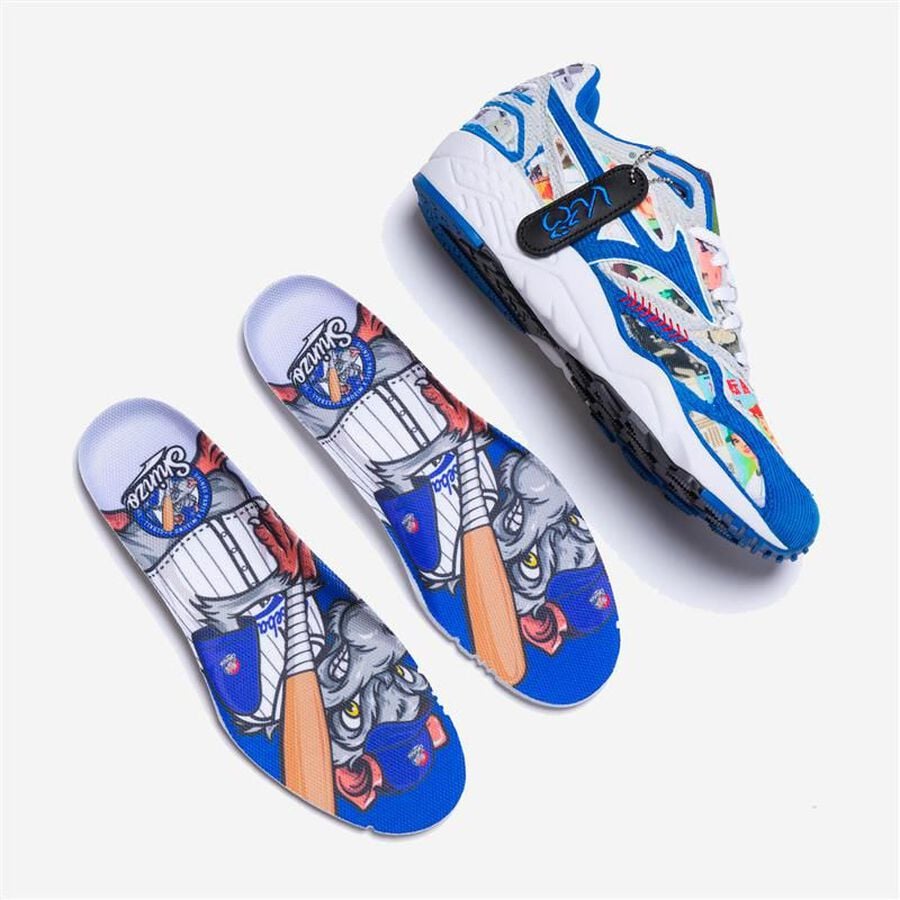 Mizuno CONTENDER SHINZO Cool Gray 3C/Sterling Blue/Whit
