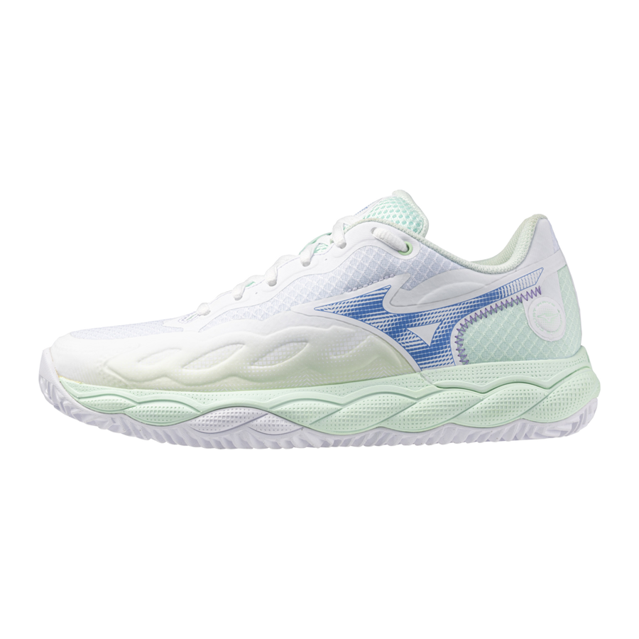 Mizuno WAVE ENFORCE COURT CC White/frontier blue/bay