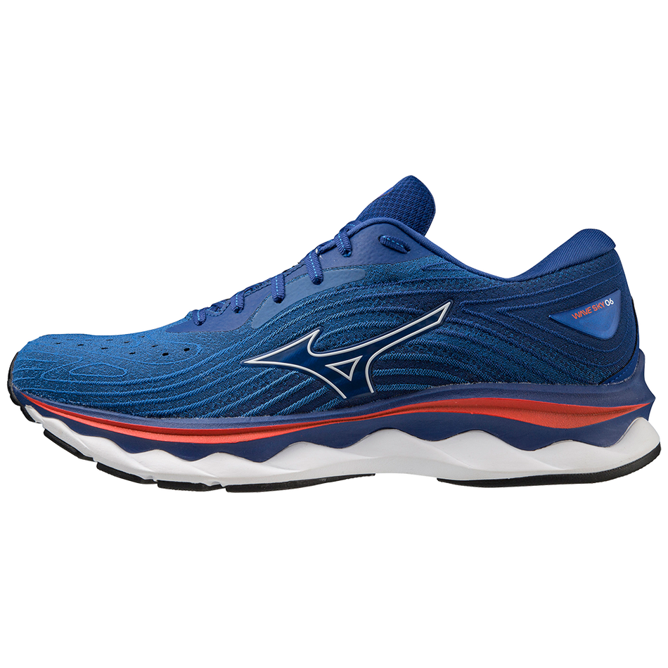 Mizuno Wave Sky 6 TurkishSea/White/Tomato
