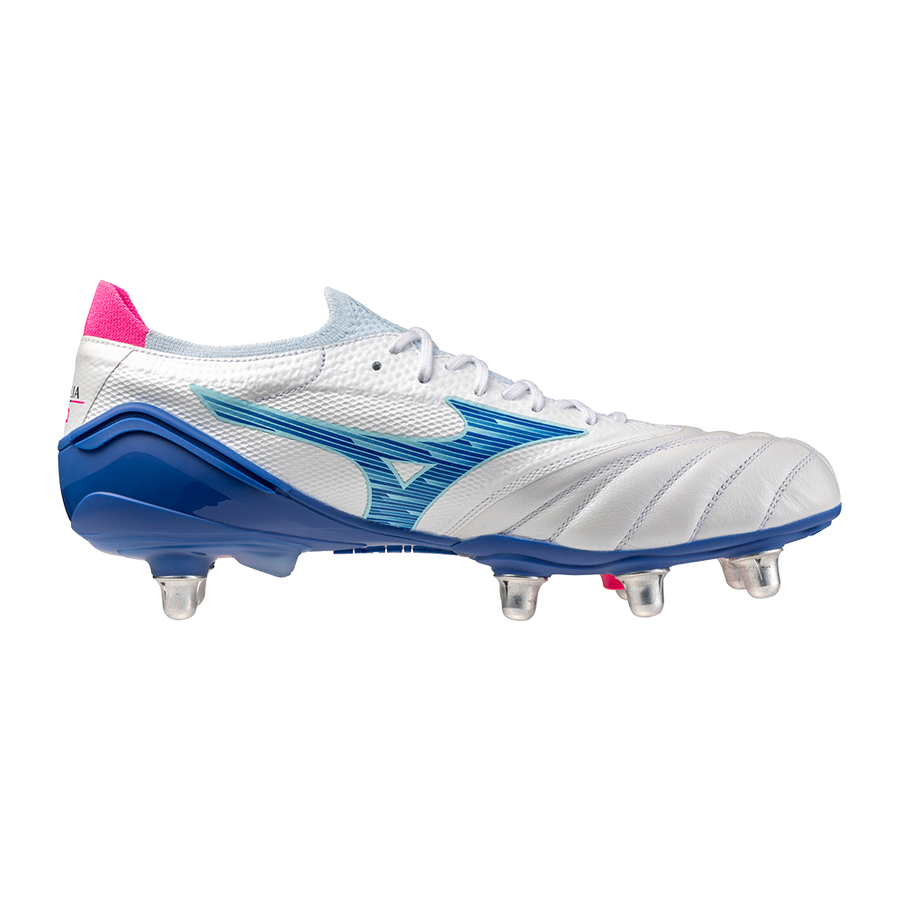 Mizuno MORELIA NEO IV BETA ELITE SI White/Tanager Turquoise/Pink Tetra
