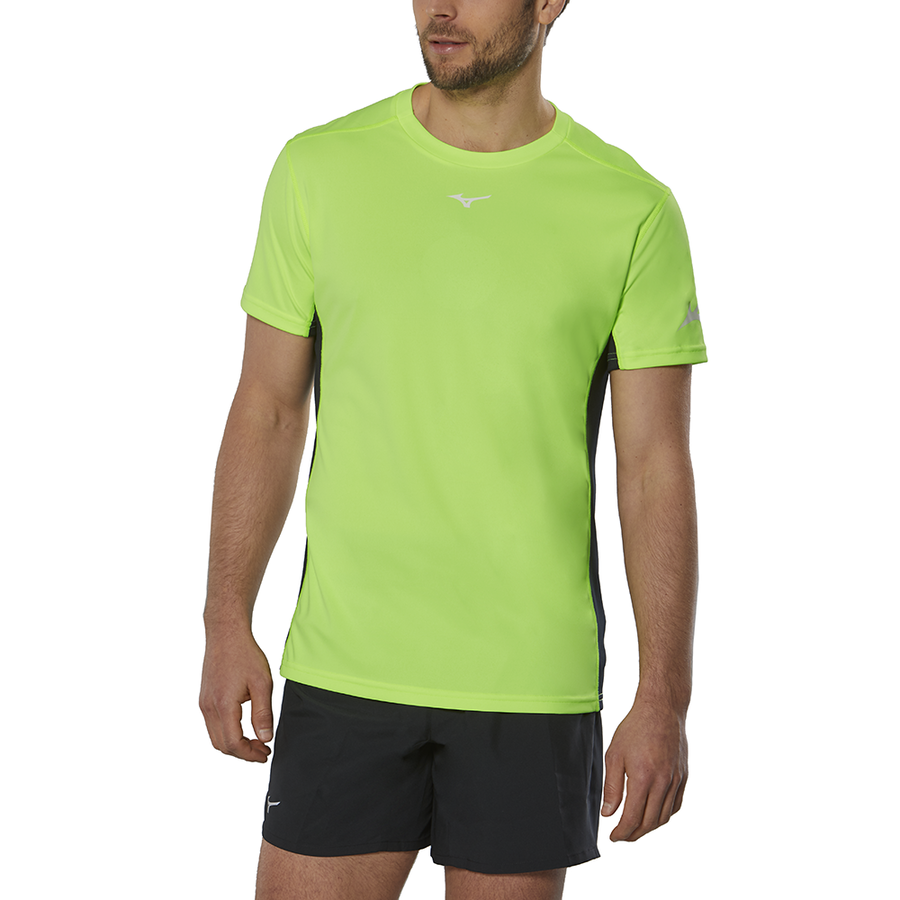 Mizuno Alpha Sun Protect Tee Neolime