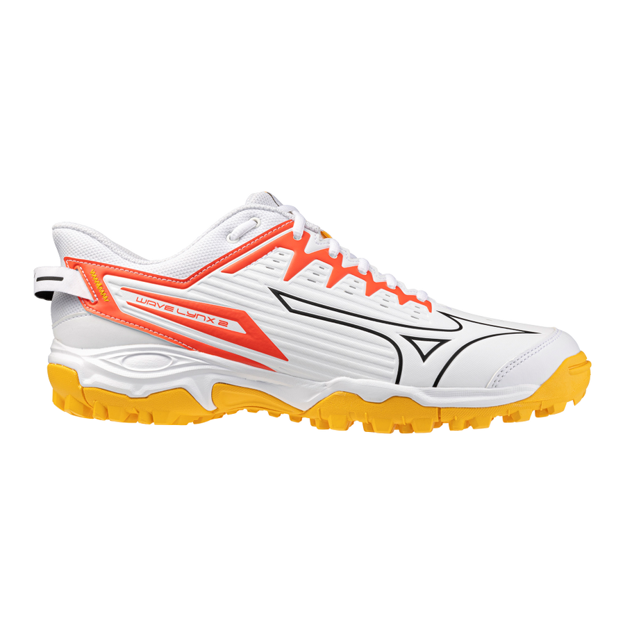 Mizuno WAVE LYNX 2 White/Fiery Coral 2/Citrus