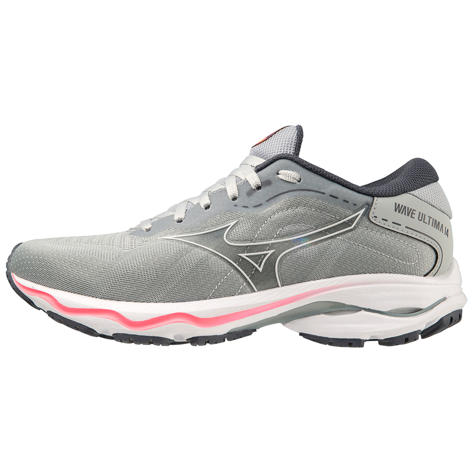 Mizuno WAVE ULTIMA 14 Quarry/White/H-VPink