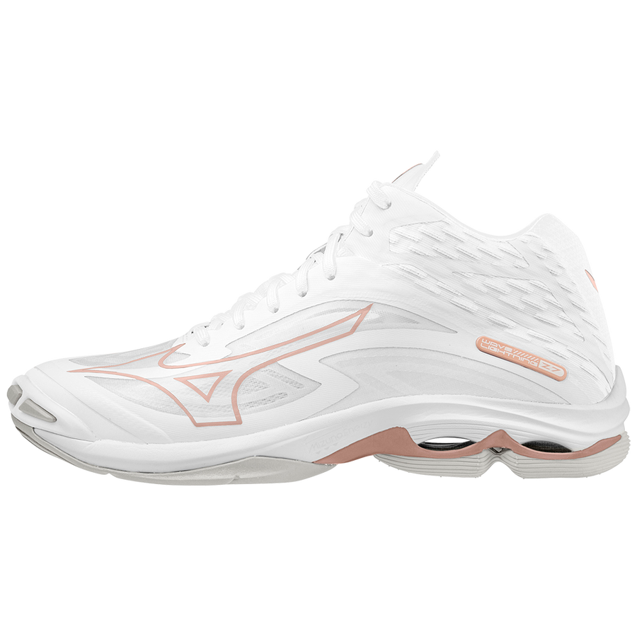 Wave Lightning Z7 Mid - White | Volleyball Shoes | Mizuno Luxembourg