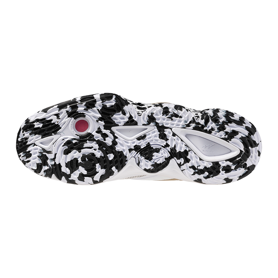 Mizuno WAVE MOMENTUM ELITE MID White/Black/GE Gold