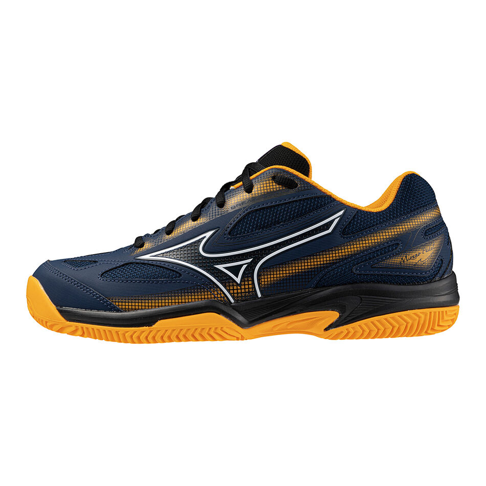 Mizuno BREAK SHOT 4 PADEL Dress Blues/White/Carrot Curl