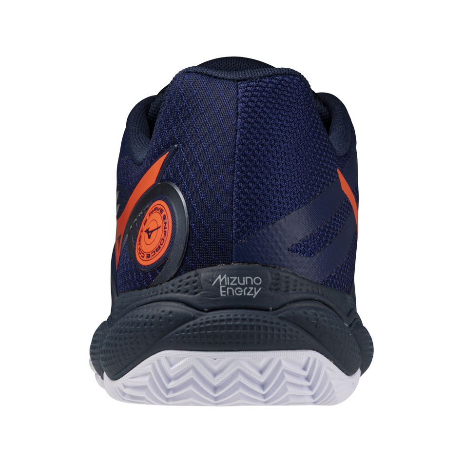 Mizuno WAVE ENFORCE COURT 2 CC Beacon Blue/lava Orange/white