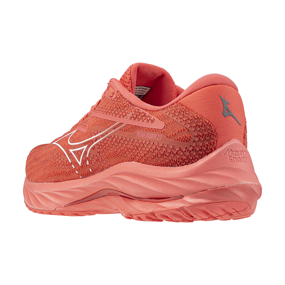 Mizuno WAVE RIDER 27 Dubarry/White/Cranberry