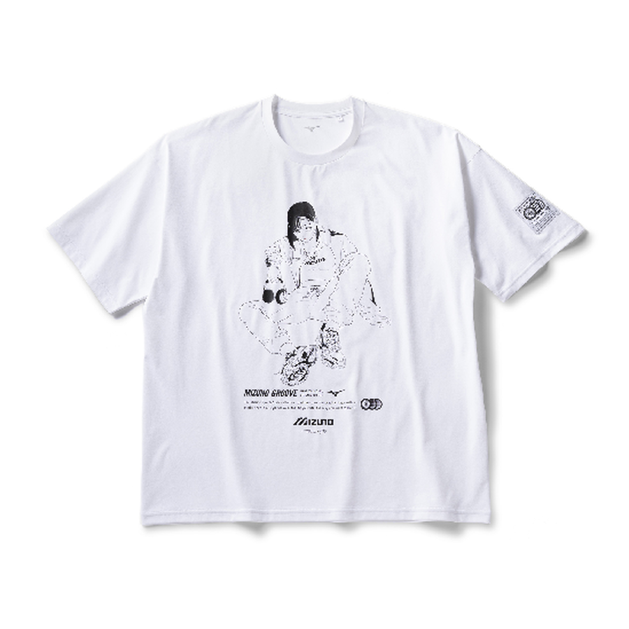 Mizuno Short Sleeve Monochrome Tee White