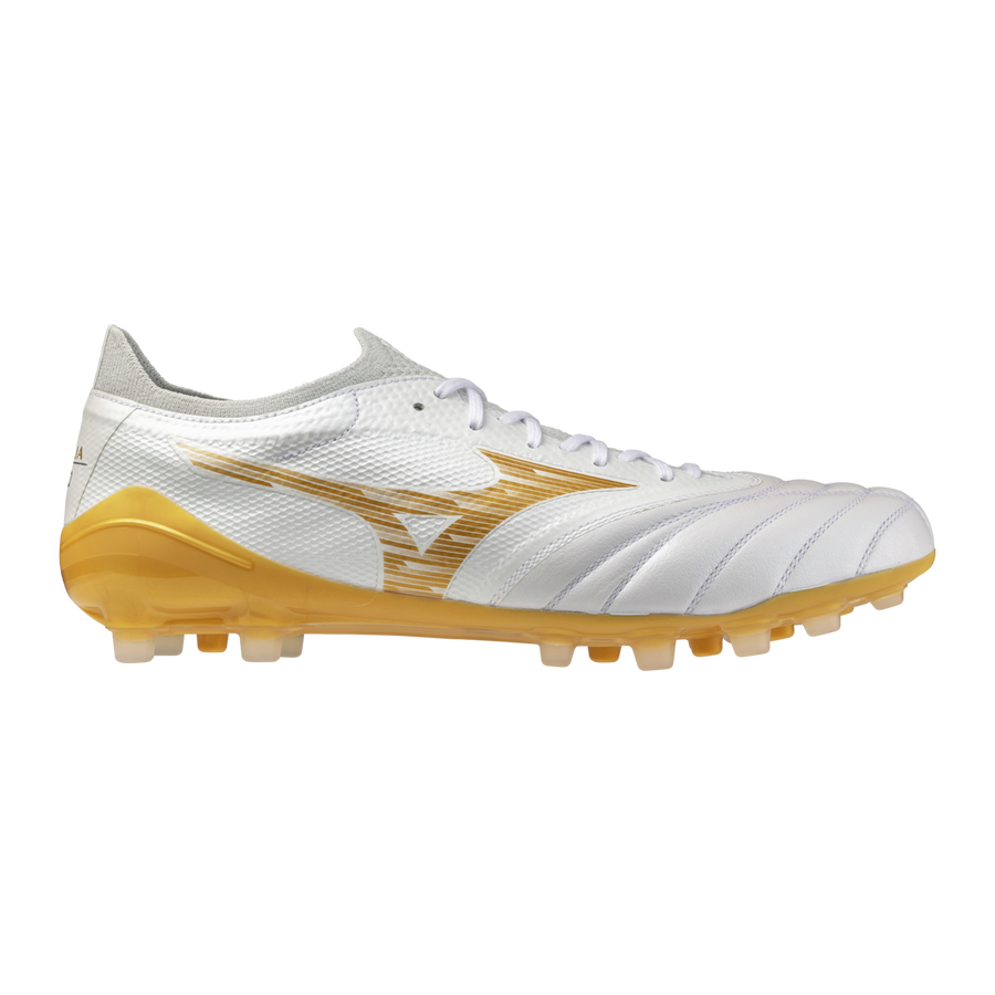 Mizuno MORELIA NEO IV β ELITE AG White/MP Gold/Cool Gray 3C