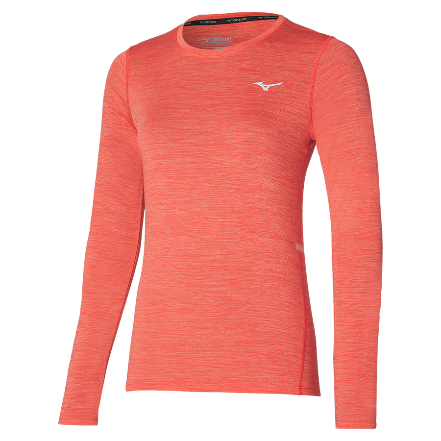 Mizuno Impulse Core LS Tee Living Coral