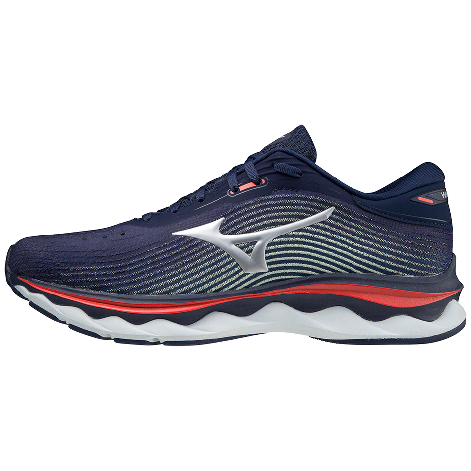 Mizuno Wave Sky 5 Peacoat/Silver/IRed