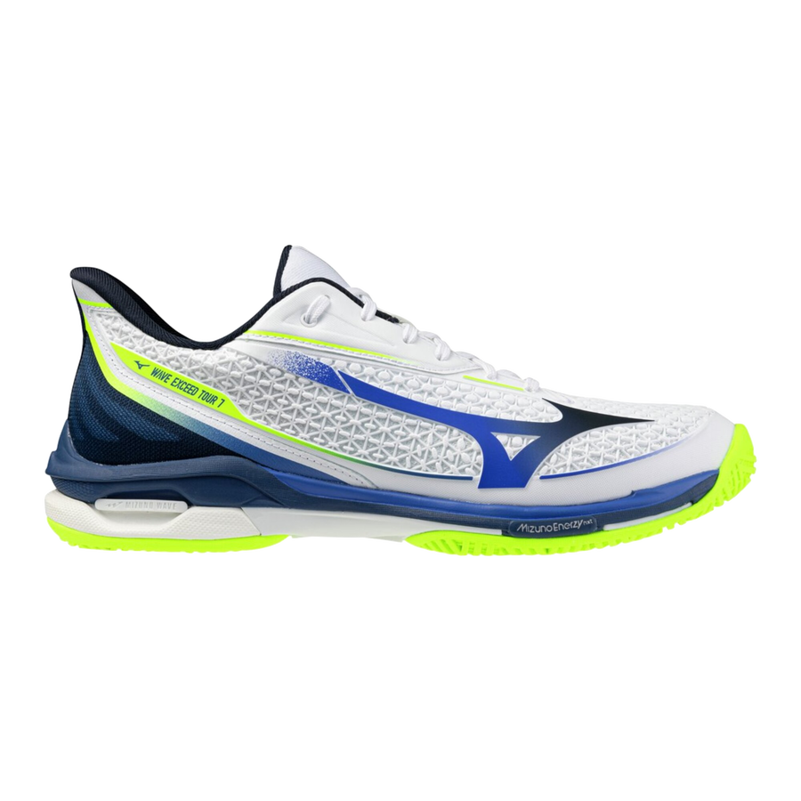 Mizuno WAVE EXCEED TOUR 7 AC White/Dazzling Blue/Lightning Yellow