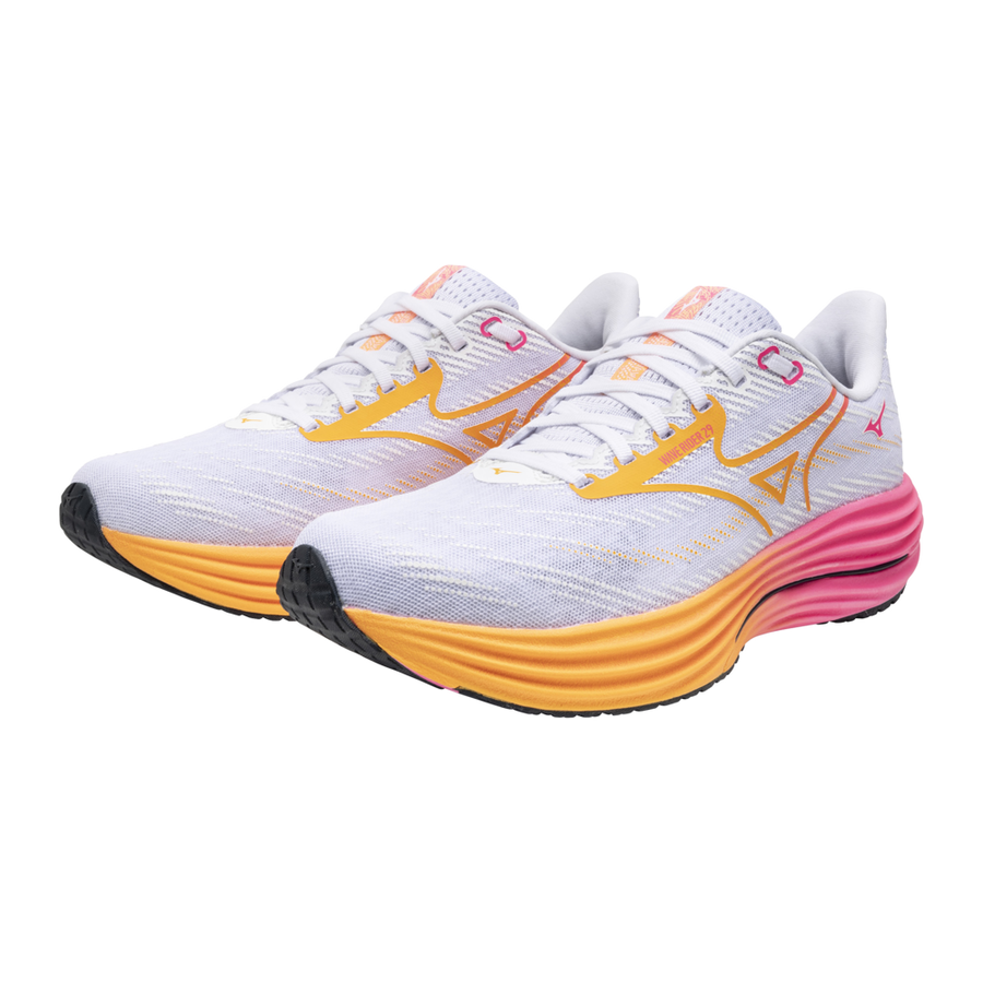 Mizuno WAVE RIDER 29 White/Tang Orange/Pink Tetra