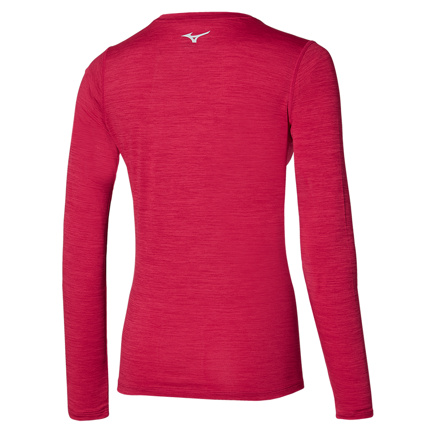Mizuno Impulse Core LS Tee Rose Red