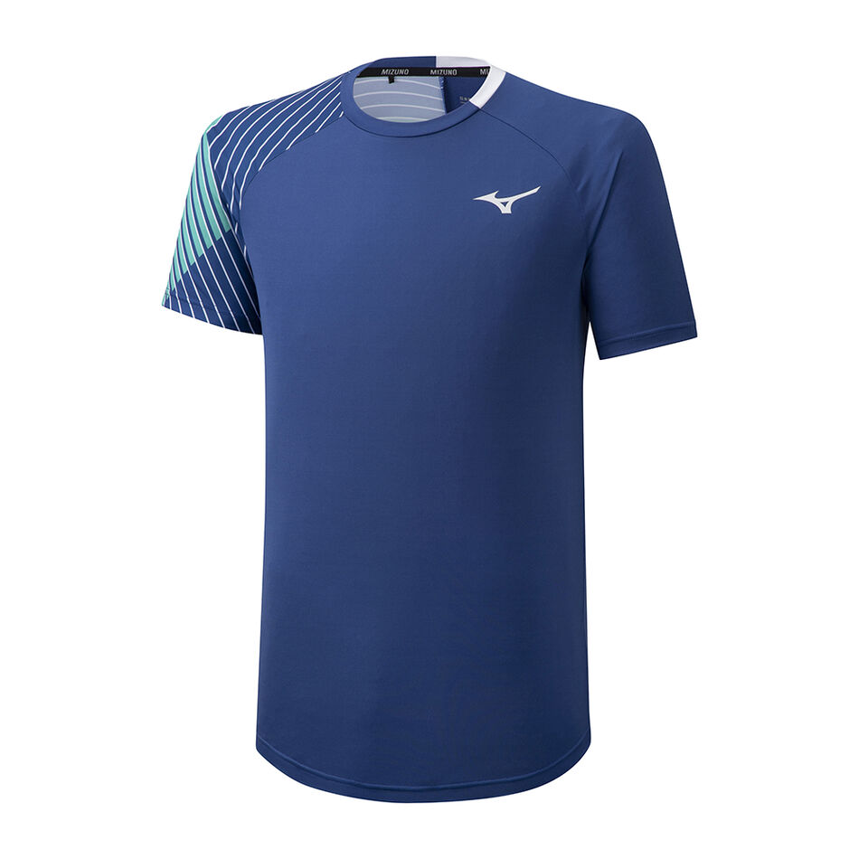 Mizuno Shadow Tee True Blue