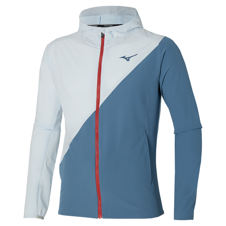 Mizuno MUGEN HOODED JACKET  Blue mirage
