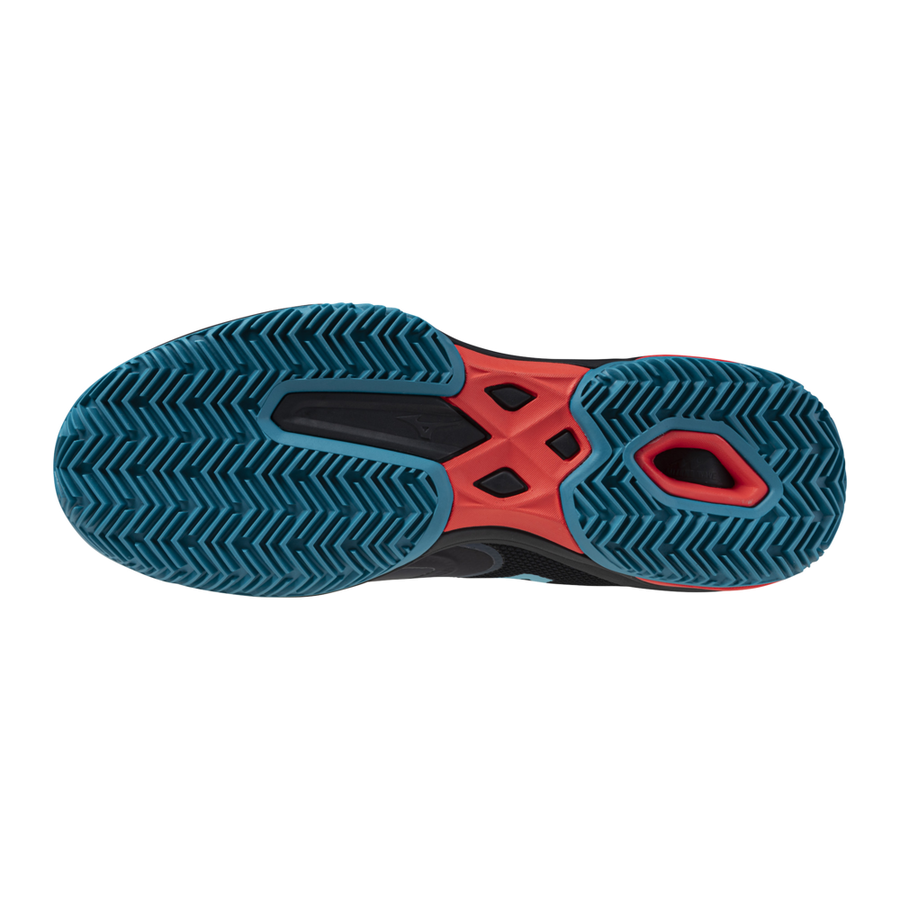 Mizuno WAVE EXCEED LIGHT 2 PADEL Salute/Hibiscus/Enamel Blue