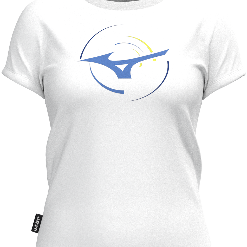 Mizuno Athletic RB T-shirt(W) WHITE