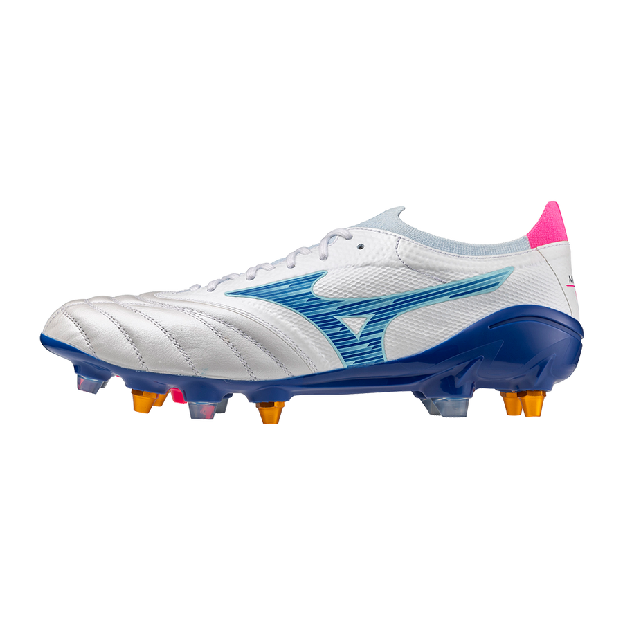 Mizuno MORELIA NEO IV BETA ELITE MIX White/Tanager Turquoise/Pink Tetra