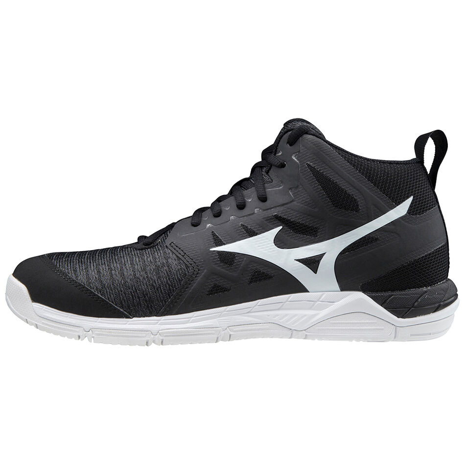 Mizuno Wave Supersonic 2 Mid Black/White/DShadow