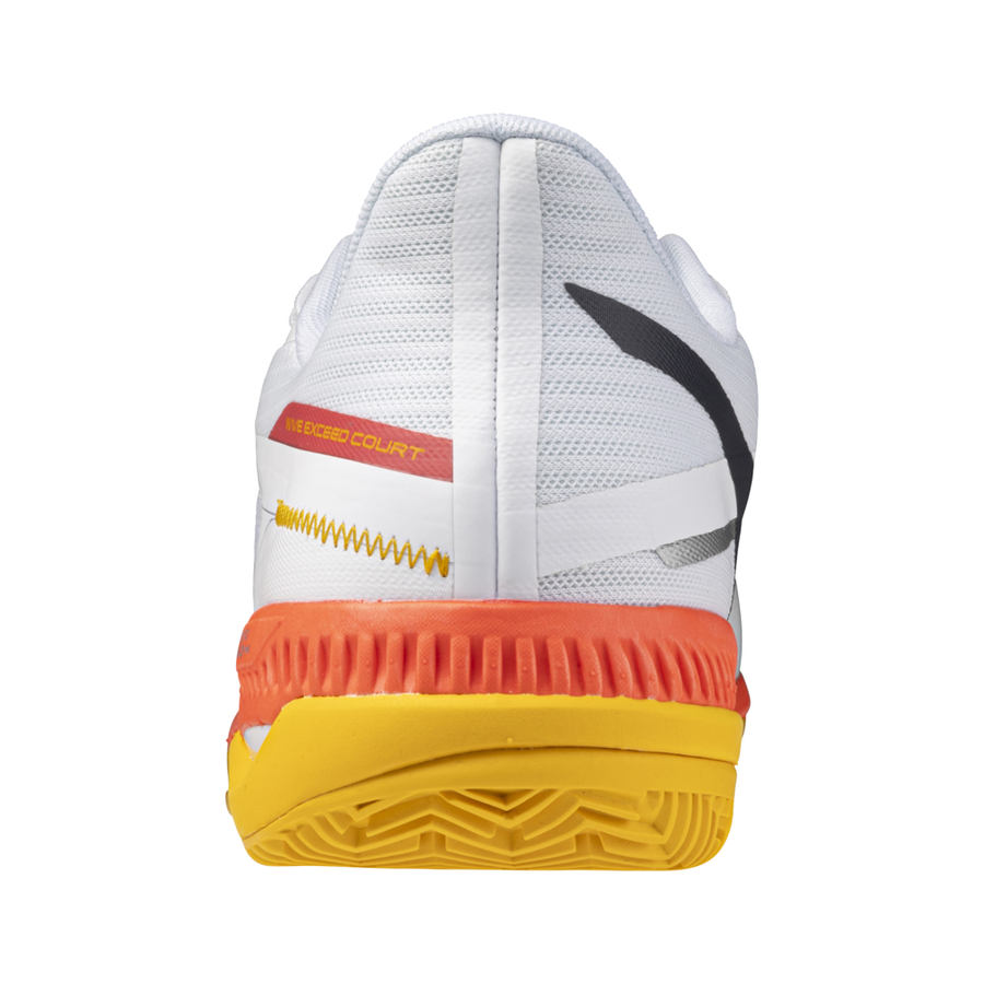 Mizuno WAVE EXCEED COURT CC White/Calypso Coral/Citrus