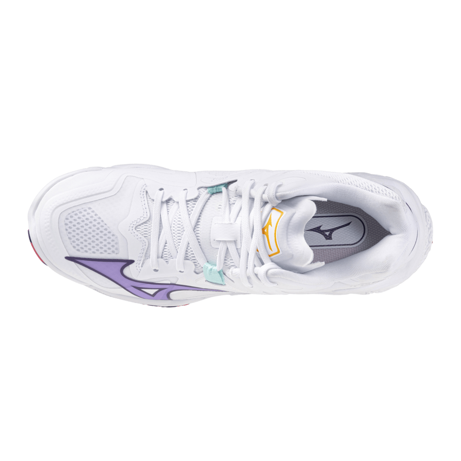 Mizuno WAVE LIGHTNING Z8 MID White/VioletIndigo/CamelliaRos