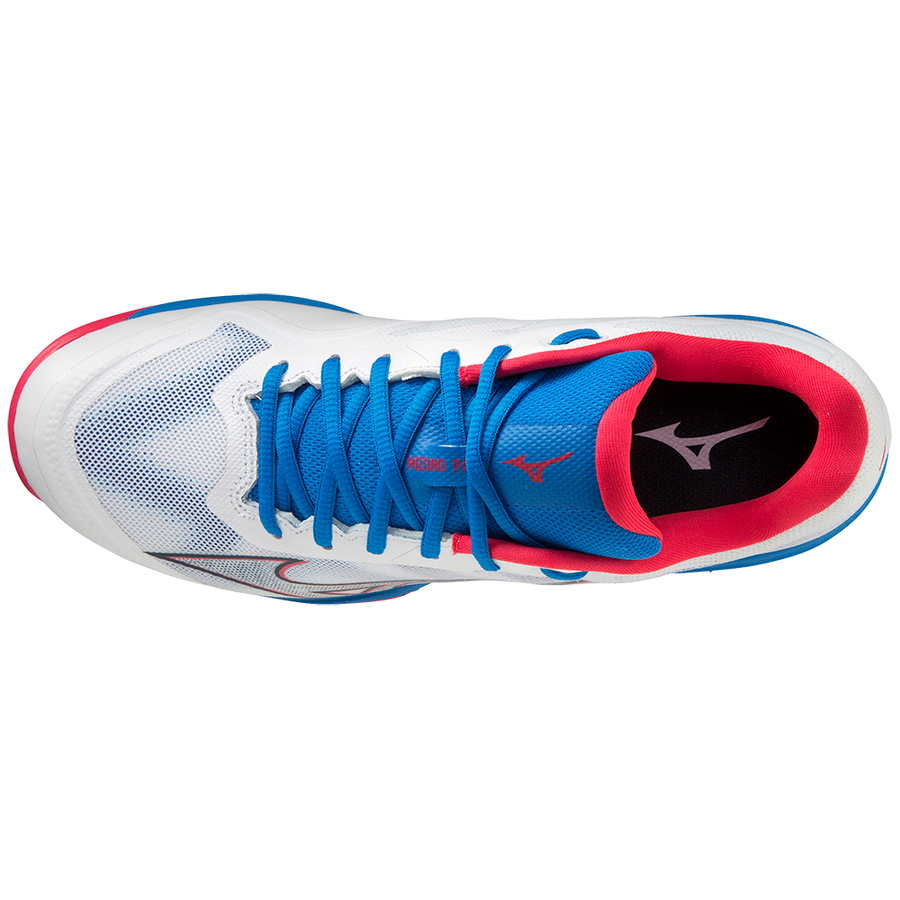 Mizuno Wave Exceed Light Padel White/Opera Red/Prace Blue