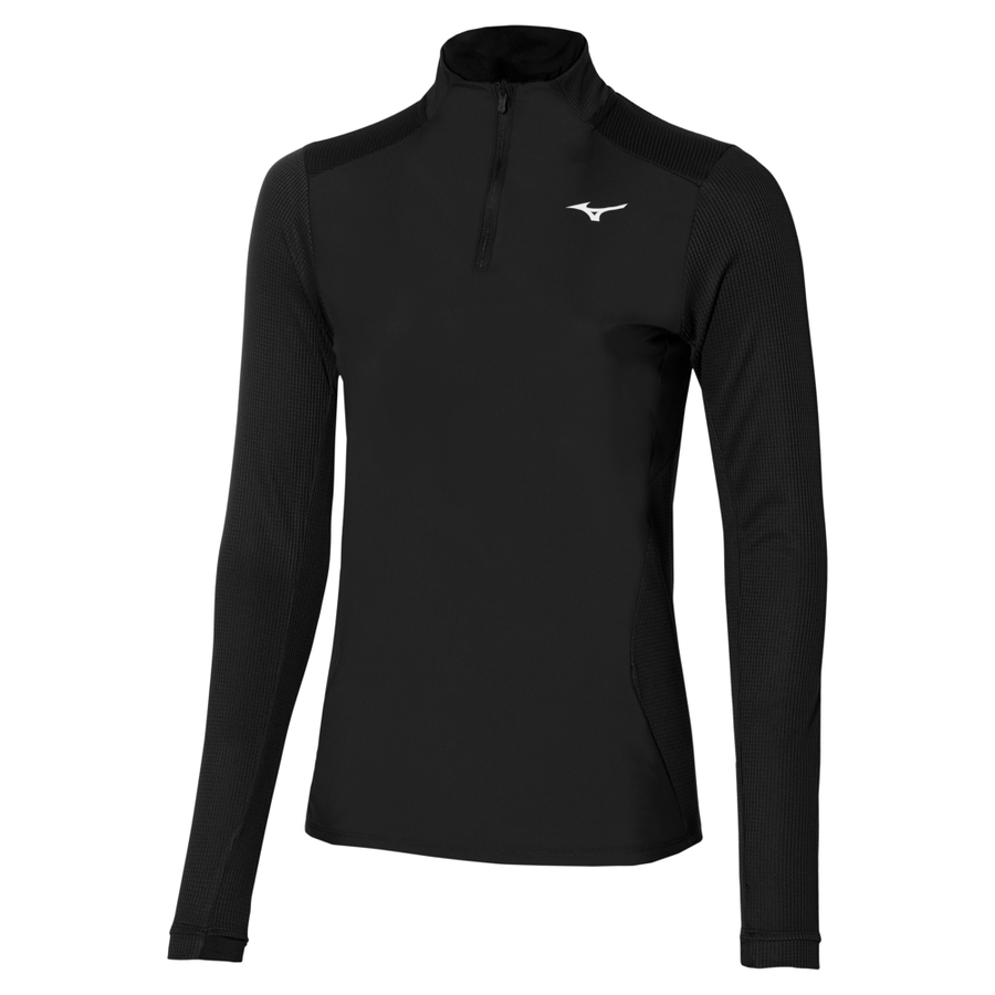 Mizuno HYBRID LONGSLEEVE T-SHIRT Black
