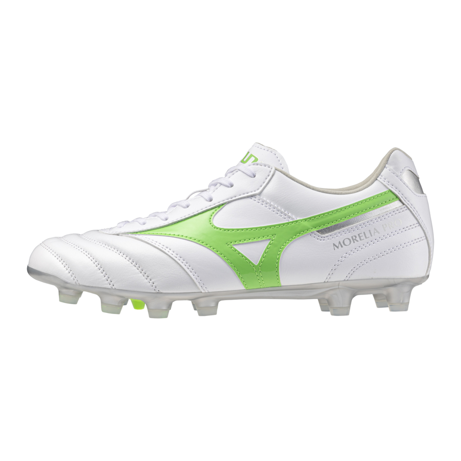 Mizuno MORELIA II PRO White/neon green/galaxy silver