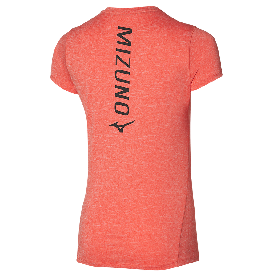 Mizuno Core graphic tee Living Coral