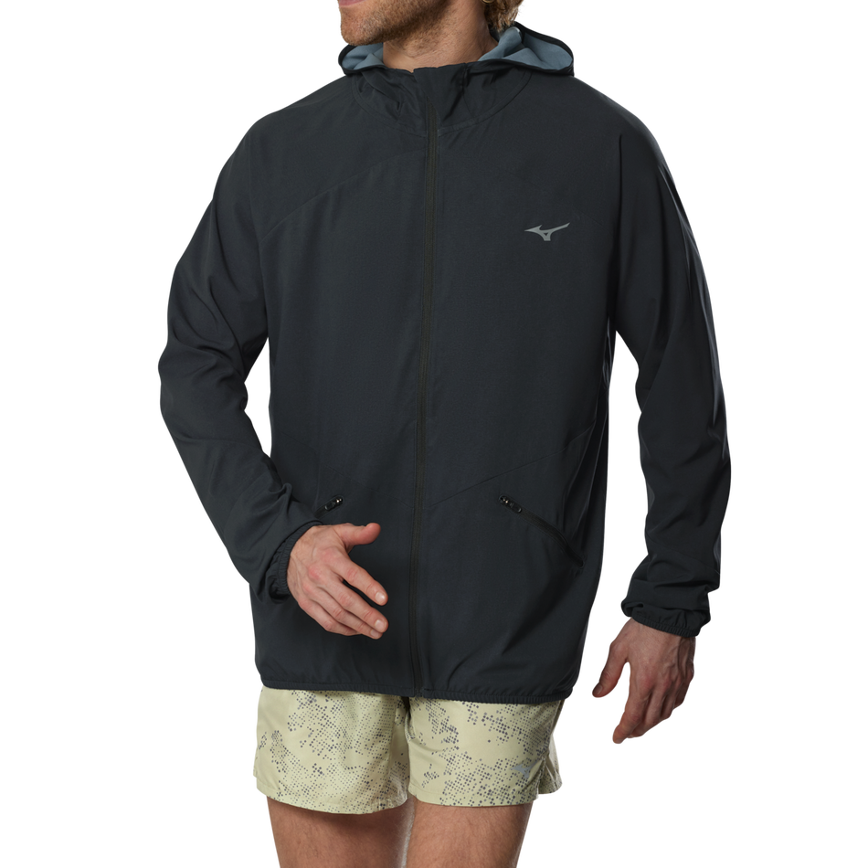 Mizuno Active Alpha Hooded Jacket(M) Black