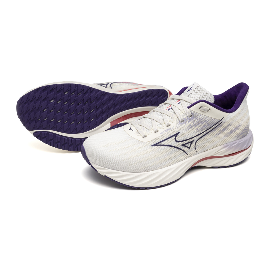 Mizuno WAVE INSPIRE 21 Mizuno snow white/violet indigo/camellia rose