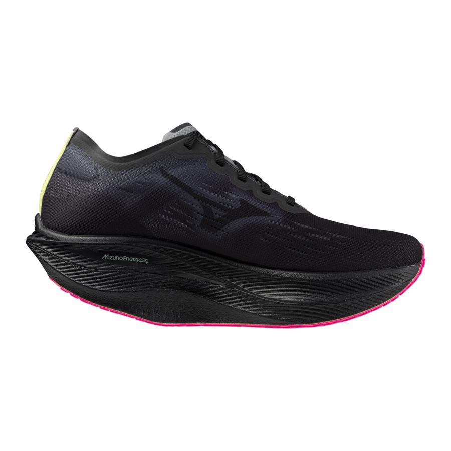 Mizuno WAVE REBELLION PRO 2 Black/silver/pink tetra