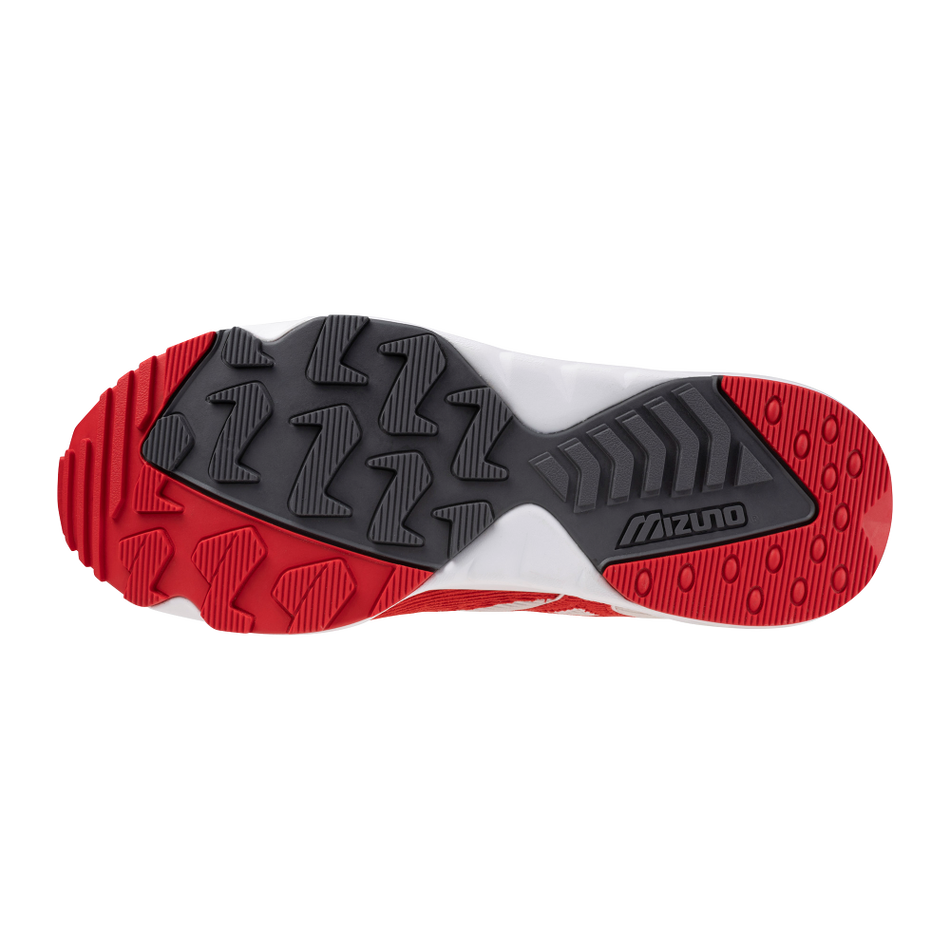 Mizuno CONTENDER SHINZO Cool Gray 3C/Highrisk Red/White