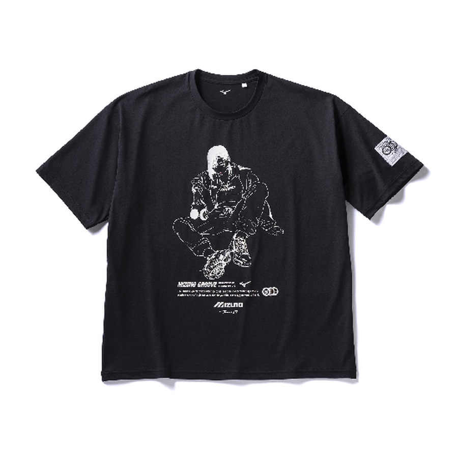 Mizuno Short Sleeve Monochrome Tee Black