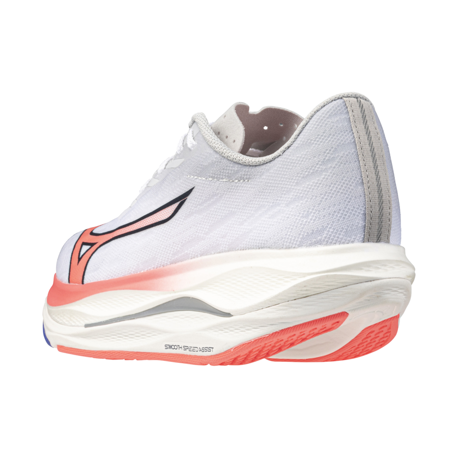 Mizuno WAVE REBELLION FLASH 3 White/Striking Coral/Iris Bloo