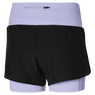 Mizuno 2in1 4.5 Short Black/Violet Glow