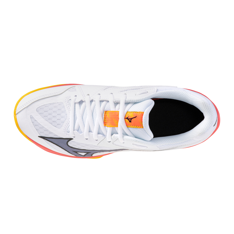 Mizuno LIGHTNING STAR Z7 Jr White/Fiery Coral 2/Citrus