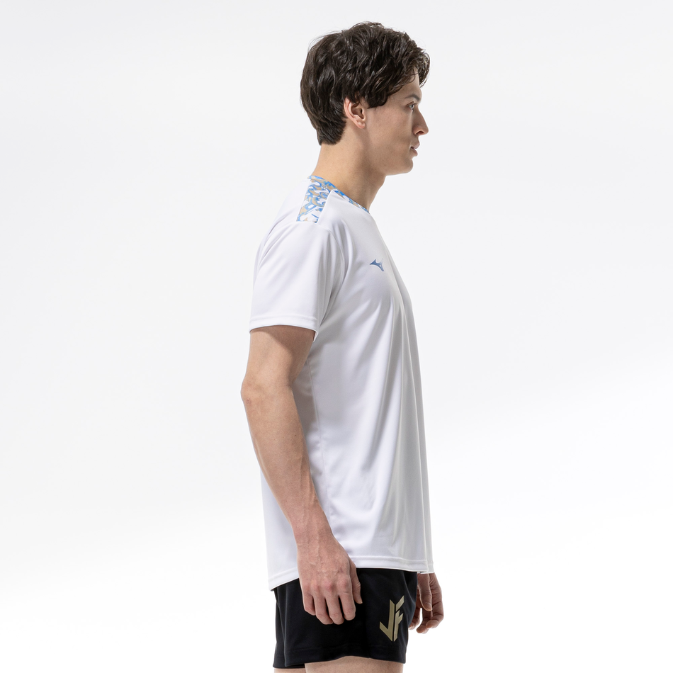 Mizuno JF TRAINING SHIRT HALF SLEEVE White