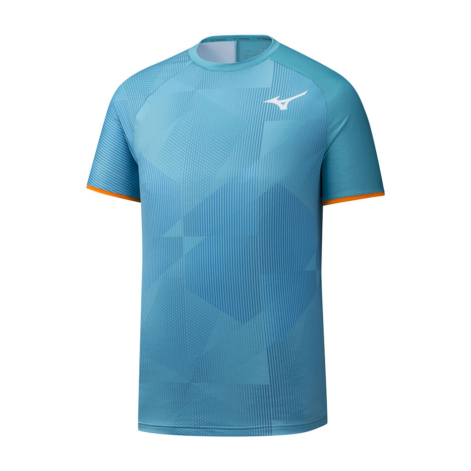 Mizuno Shadow Graphic Tee Peacock