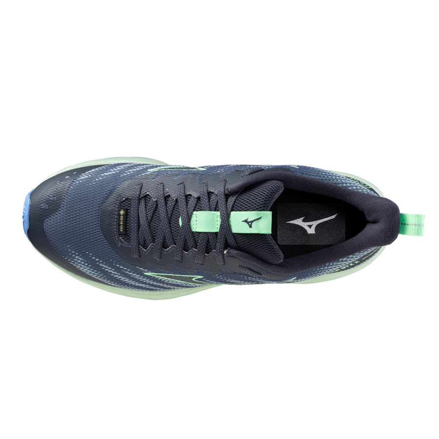 Mizuno WAVE RIDER GTX 2 VintageIndigo/NeoMint/FrontBlu