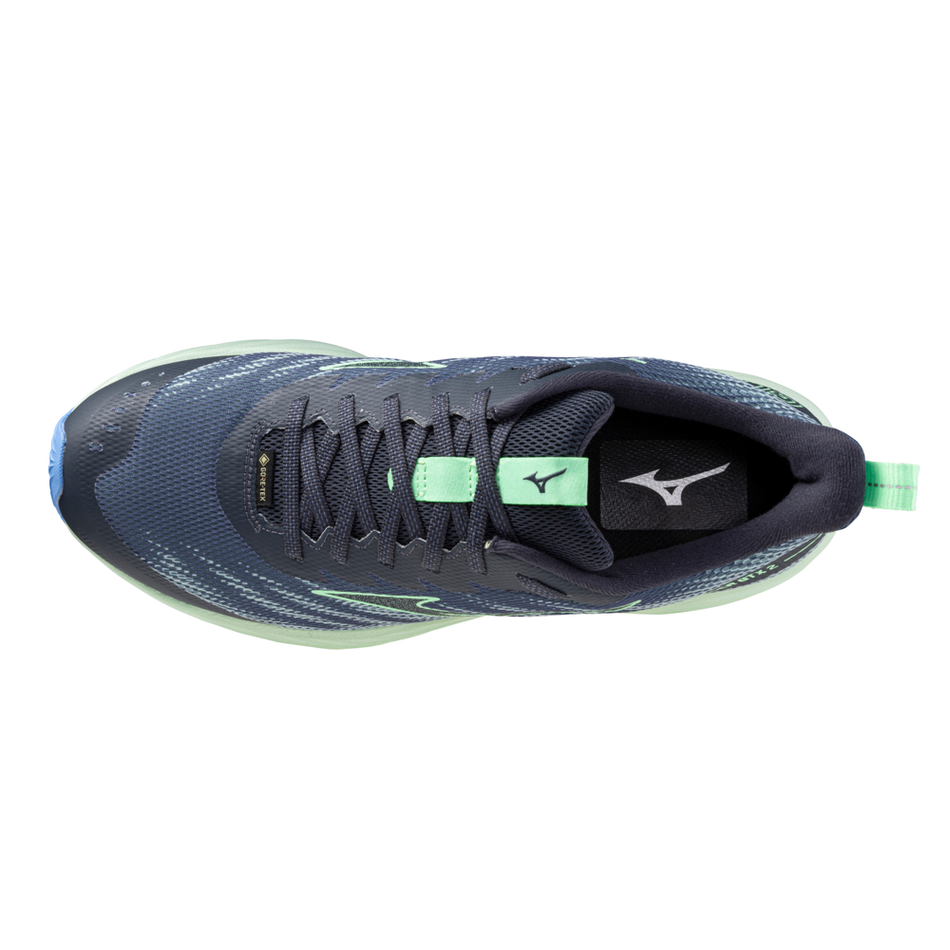 Mizuno WAVE RIDER GTX 2 VintageIndigo/NeoMint/FrontBlu