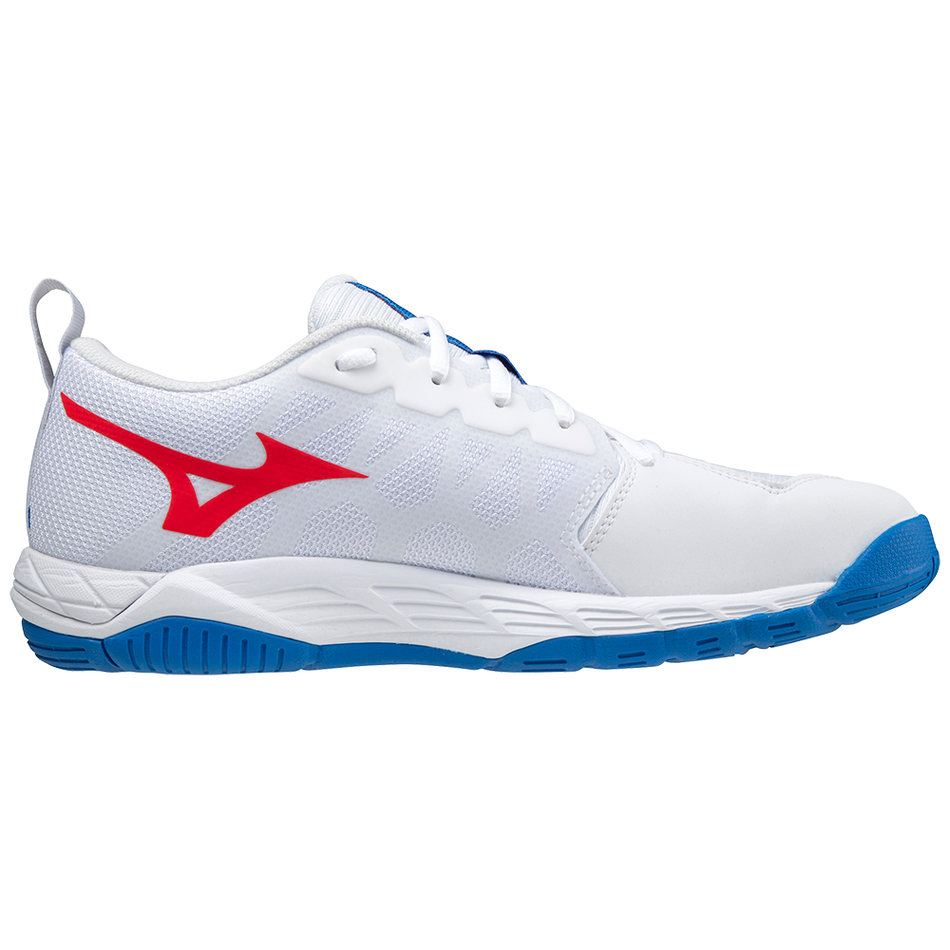 Mizuno Wave Supersonic 2 White/IRed/FrenchBlue