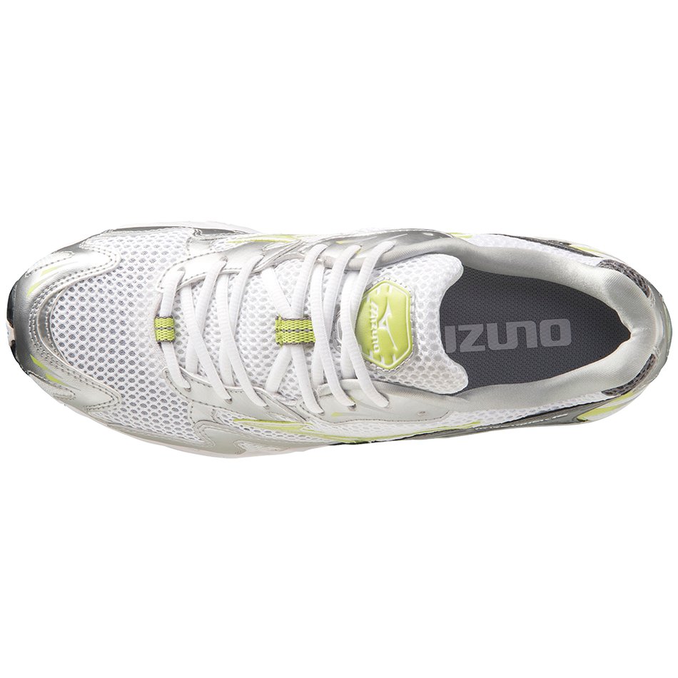 Mizuno Wave Rider 10 White/SunnyLime/Silver