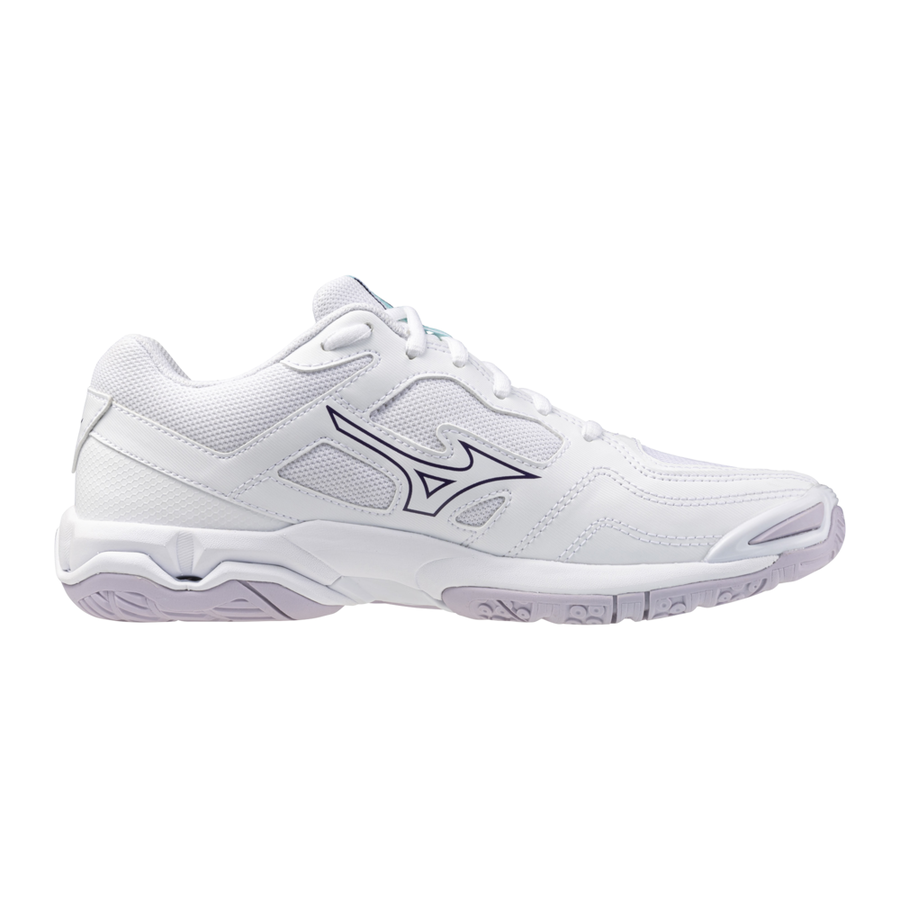 Mizuno WAVE PHANTOM 3 White/VioletIndigo/CamelliaRos